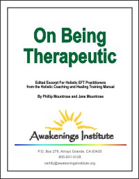 On Being Therapeutic